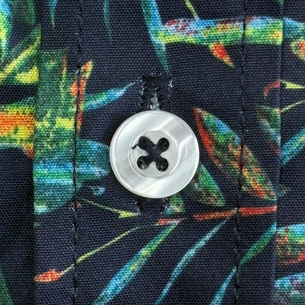 Heritage Report Collection Short Sleeve Shirt Mens S Multicolor Tropical NEW - Picture 4 of 8